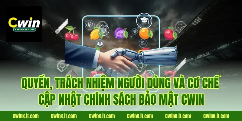 Quyền, trách nhiệm người dùng và cơ chế cập nhật chính sách bảo mật Cwin